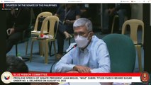 Senate hearing on sugar fiasco in the Philippines