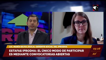 Estafaron ofreciendo viviendas de IPRODHA. Entrevista a Lic. María Silvia Joulia, gerente social del IPRODHA
