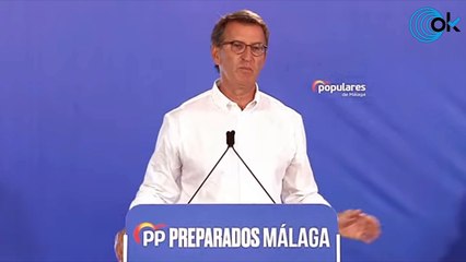 Alberto Núñez Feijóo y Juanma Moreno participan en la Junta Directiva del PP de Málaga