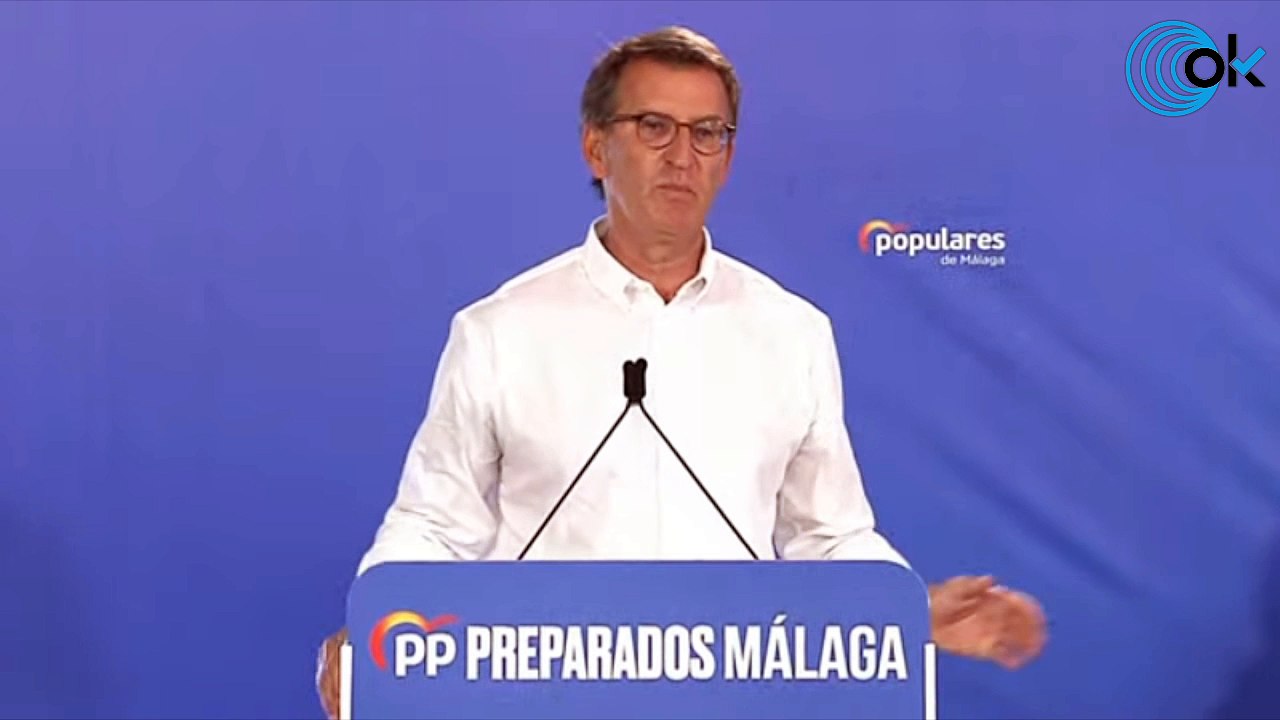 Alberto Núñez Feijóo y Juanma Moreno participan en la Junta Directiva del PP de Málaga