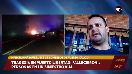 Tragedia en Puerto Libertad: fallecieron cinco personas en un siniestro vial