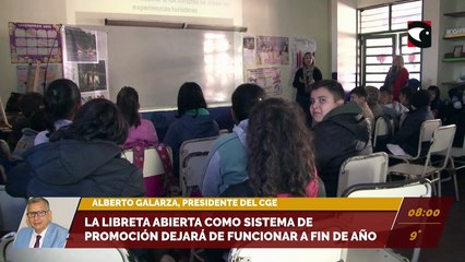 #Educación | La libreta abierta como sistema de promoción dejará funcionar a fin de año. Entrevista a Alberto Galarza, presidente del CGE.
