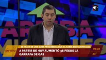 A partir de hoy, aumentó $36 la garrafa de gas. Se trata de una suba progresiva que ya había sido anunciada