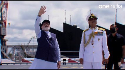 LIVE  INS Vikrant போர்க்கப்பலை நாட்டுக்கு அர்ப்பணிக்கிறார் PM Modi
