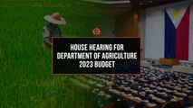 House hearing on the Agriculture Department's proposed 2023 budget