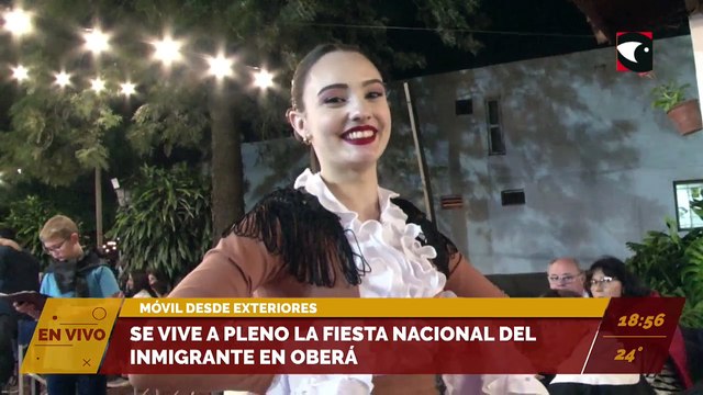 Se vive a pleno la Fiesta Nacional del Inmigrante en Oberá