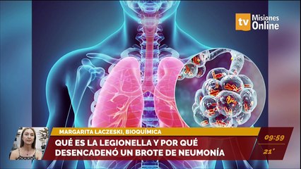 #Salud | Qué es la Legionella y por qué desencadenó un brote de neumonía. Entrevista a Margarita Laczeski, bioquímica