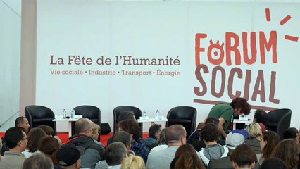Fête de l'Humanité : Débat Gabriel Attal, Fabien Roussel au Forum social
