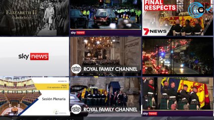 Llegada del féretro de Isabel II a Londres