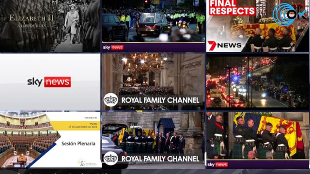 Llegada del féretro de Isabel II a Londres