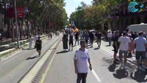 Manifestación en Barcelona contra la prohibición del castellano en los colegios