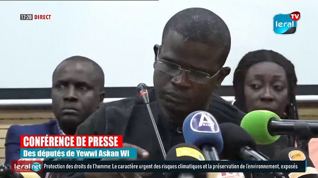 DIRECT - Conférence de presse des députés de Yewwi
