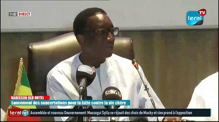 DIRECT - LANCEMENT CONCERTATION SUR LA LUTTE CONTRE LA VIE CHERE PART.2