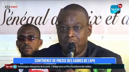 Direct- Conférence de Presse des cadres de l'APR
