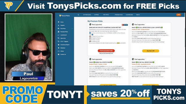 Soccer Picks Daily Show LA Liga Football Picks - Predictions, Tonys Picks 10/5/2022