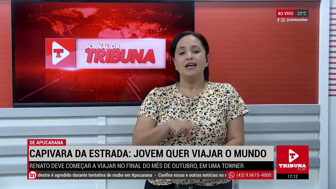 ‘Capivara da estrada’: conheça o jovem de Apucarana que quer viajar pelo mundo, e ainda, Arapongas completa 75 anos nesta segunda