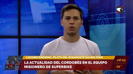 La actualidad del cordobés en el equipo misionero de superbike (Luciano Ribodino, piloto del Rosamonte Racing Team)