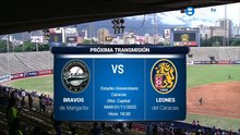 Caribes del Anzoátegui vs Leones del Caracas(30-OCT 1PM)
