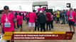 Cientos de personas participan de la Maratón Rosa en Posadas