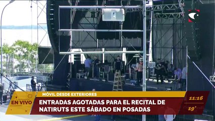 Entradas agotadas para el recital de Natiruts este sábado en Posadas