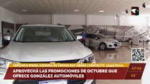 Aprovechá las promociones de octubre que ofrece González Automóviles. Entrevista con Verónica Weiss, asesora de ventas de la sucursal de Oberá.