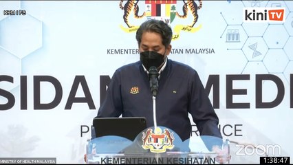 [Full video] Health Minister Khairy Jamaluddin holds press conference