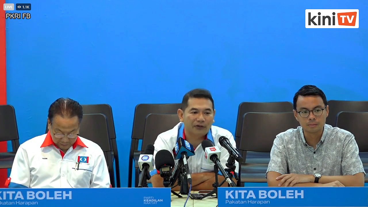 LIVE: Rafizi Ramli, Lee Chean Chung holds press conference on LCS, GE15