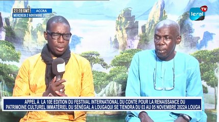APPEL À  LA 10 EME EDITION DU FESTIVAL INTERNATIONAL DU CONTE POUR LA RENAISSANCE DU PATRIMOINE CULTUREL IMMATÉRIEL DU SÉNÉGAL A LOUGA QUI SE TIENDRA DU 03 AU 05 NOVEMBRE 2022A LOUGA