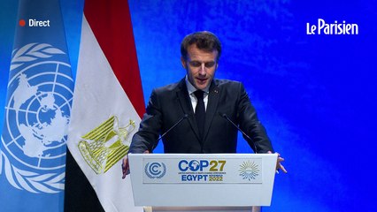 EN DIRECT | Macron s’exprime en ouverture de la COP 27