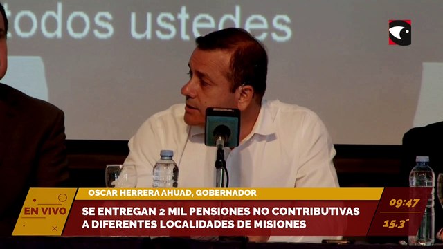 Se entregan 2 mil pensiones no contributivas a diferentes localidades de Misiones