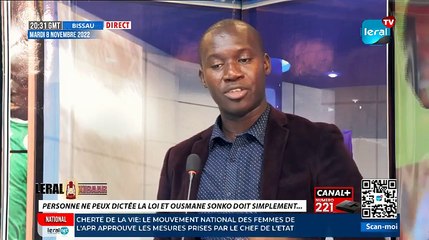 Samba Ndong,  ( coordinateur cojecar): personne ne peux dictée la loi car elle est indépendante et Ousmane Sonko doit simplement...