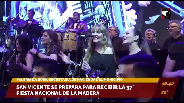 San Vicente se prepara para recibir la 37° Fiesta Nacional de la Madera. Entrevista con Valeria da Rosa, secretaria de Hacienda de San Vicente.