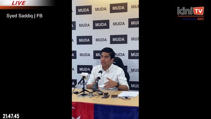 LIVE: Syed Saddiq holds press conference to declare assets