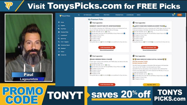 Soccer Picks Daily Show EPL Bundesliga Italy Serie A Football Picks - Predictions, Tonys Picks 11/11/2022