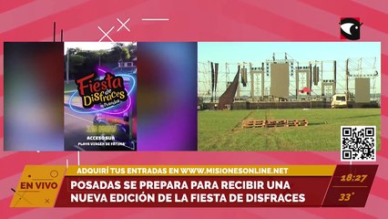 Posadas se prepara para recibir una nueva edición de la Fiesta de Disfraces.