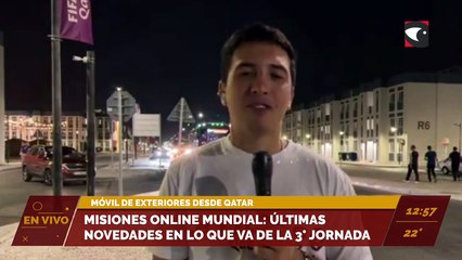 MISIONES ONLINE MUNDIAL: ÚLTIMAS NOVEDADES EN LO QUE VA DE LA 3° JORNADA