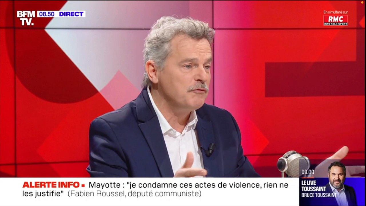 DIRECT Fabien Roussel invité de la matinale de BFMTV