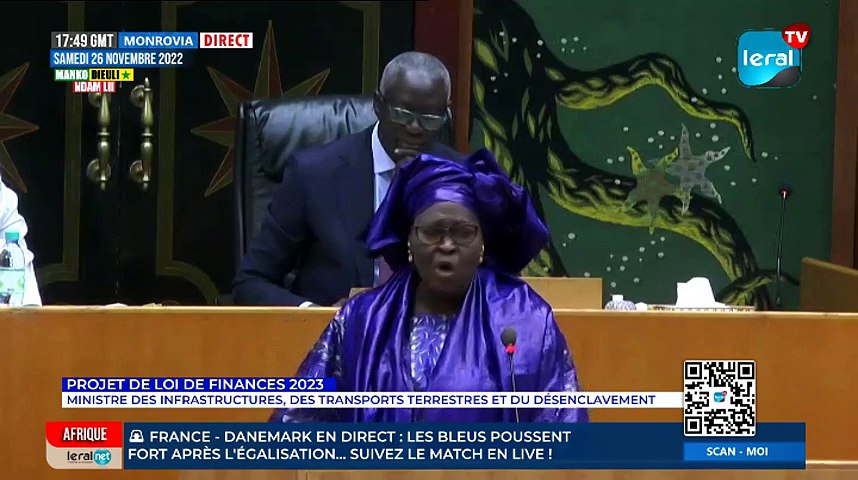 PROJET DE LOI DE FINANCES 2023 Ministre des Infrastructures, des Transports terrestres et du Désenclavement