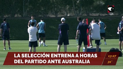 MISIONES ONLINE MUNDIAL: LA SELECCIÓN ENTRENA A HORAS DEL PARTIDO ANTE AUSTRALIA