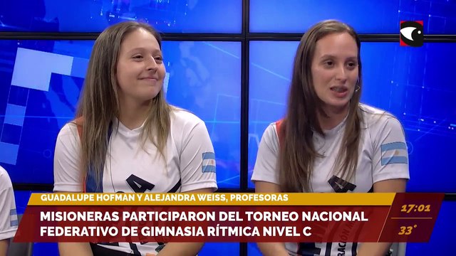 Misioneras participaron del Torneo Nacional Federativo de Gimnasia Rítmica Nivel C.