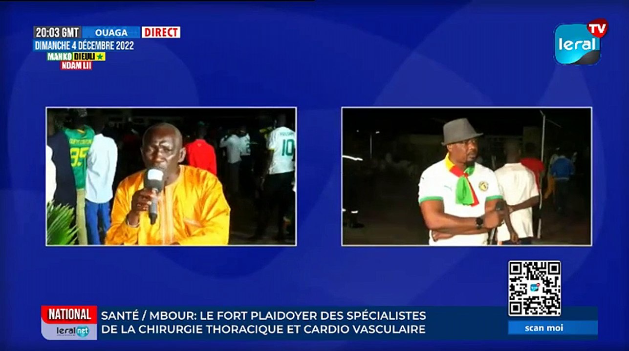 La réaction des supporters à Dakar ( Match - Sénégal / Angleterre)