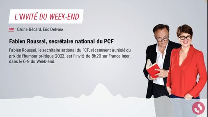 DIRECT Fabien Roussel invité de France Inter - Samedi 10 décembre 2022