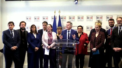 DIRECT Réforme des retraites - Conférence de presse commune des groupes de gauche de