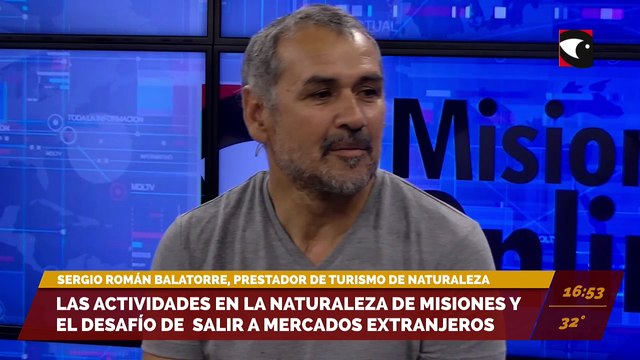 Las actividades en la naturaleza de Misiones y el desafío de salir a mecados extranjeros. Entrevista con Sergio Román Balatorre, prestador de Turismo de Naturaleza, y Valeria do Santos, licenciada en Turismo.