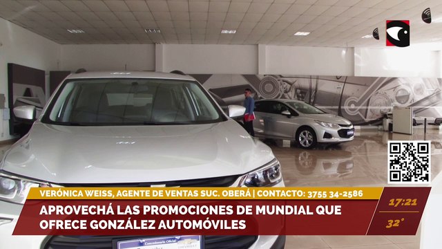 Aprovechá las promociones del Mundial que ofrece González Automóviles. Entrevista con Verónica Weiss, agente de ventas de la sucursal de Oberá.
