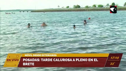 Posadas: Tarde calurosa a pleno en El Brete.
