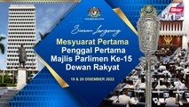 Persidangan Dewan Rakyat (Sesi Pagi) 20 Disember 2022