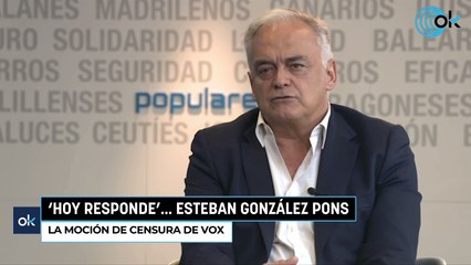 "Hoy Responde..." con Esteban González Pons