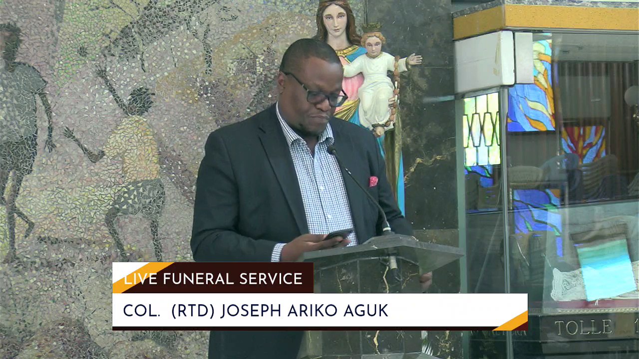 Live Funeral Service for Col. (RTD) Joseph Ariko Aguk video Dailymotion