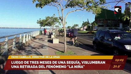 Luego de tres meses de sequía, vislumbran una retirada del fenómeno "La Niña." Entrevista con Favio Cabello, director de la OPAD.